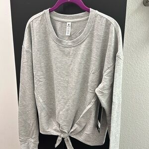 90 degrees by reflex cropped knot sweatshirt